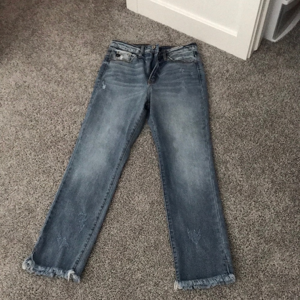 Light wash jeans